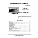 Sharp R-64 (serv.man5) Service Manual