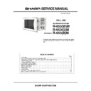Sharp R-653 Service Manual