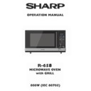 Sharp R-658KM (serv.man2) User Manual / Operation Manual