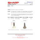 Sharp R-671M (serv.man4) Service Manual / Technical Bulletin