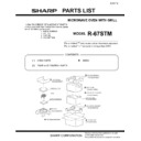 Sharp R-67STM (serv.man14) Parts Guide