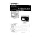 Sharp R-7180 (serv.man2) User Manual / Operation Manual