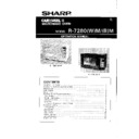 Sharp R-7280 (serv.man3) User Manual / Operation Manual