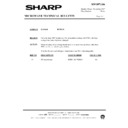 Sharp R-750AM (serv.man15) Service Manual / Technical Bulletin