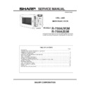 Sharp R-750AM (serv.man3) Service Manual