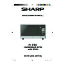 Sharp R-756SLM (serv.man3) User Manual / Operation Manual