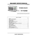 Sharp R-774M (serv.man2) Service Manual