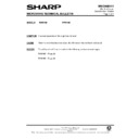 Sharp R-7N76M (serv.man8) Service Manual / Technical Bulletin