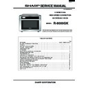 Sharp R-8000GK Service Manual