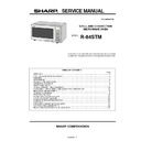Sharp R-84ST (serv.man3) Service Manual