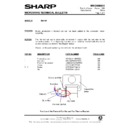 Sharp R-891M (serv.man13) Service Manual / Technical Bulletin