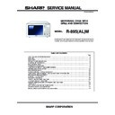 Sharp R-895M (serv.man15) Service Manual