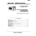 Sharp R-8A56M (serv.man2) Service Manual
