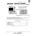 Sharp R-8R54T Service Manual