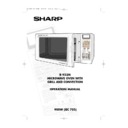 Sharp R-952M (serv.man10) Service Manual / Technical Bulletin