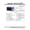 Sharp R-982STM Service Manual