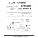 Sharp R-98STMA (serv.man14) Service Manual / Parts Guide