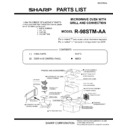 Sharp R-98STMAA Service Manual / Parts Guide