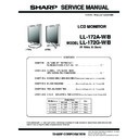 Sharp LL-172AW Service Manual