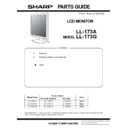 Sharp LL-173G (serv.man2) Service Manual / Parts Guide