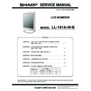 Sharp LL-191A Service Manual