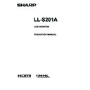 ll-s201a (serv.man5) user manual / operation manual