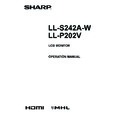 ll-s242a (serv.man6) user manual / operation manual