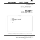 Sharp LL-T1501A (serv.man23) Parts Guide