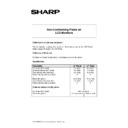 Sharp LL-T1510A (serv.man3) FAQ