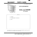 Sharp LL-T1512 (serv.man7) Service Manual / Parts Guide