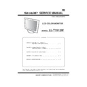 Sharp LL-T1512W (serv.man2) Service Manual