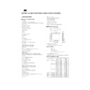 Sharp LL-T1512W Service Manual / Specification