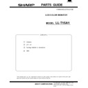 Sharp LL-T15A1 (serv.man11) Service Manual / Parts Guide