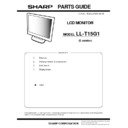 Sharp LL-T15G1 (serv.man8) Service Manual / Parts Guide