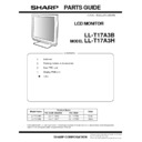 Sharp LL-T17A3 (serv.man11) Parts Guide