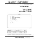 Sharp LL-T17D3 (serv.man11) Service Manual / Parts Guide