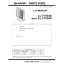 Sharp LL-T17D4H (serv.man11) Service Manual / Parts Guide