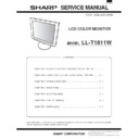Sharp LL-T1811W Service Manual