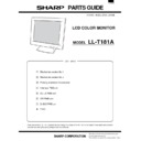 Sharp LL-T181A (serv.man16) Service Manual / Parts Guide