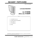 Sharp LL-T1820 (serv.man10) Service Manual / Parts Guide