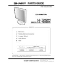 Sharp LL-T2020 (serv.man13) Service Manual / Parts Guide