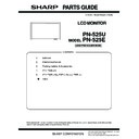 Sharp PN-525E (serv.man4) Service Manual / Parts Guide