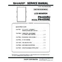 Sharp PN-655RE (serv.man3) Service Manual