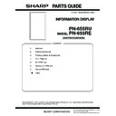 Sharp PN-655RE (serv.man4) Service Manual / Parts Guide