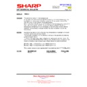 Sharp PN-E521 (serv.man13) Service Manual / Technical Bulletin