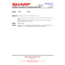 Sharp PN-E601 (serv.man13) Service Manual / Technical Bulletin