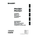 Sharp PN-E601 (serv.man5) User Manual / Operation Manual