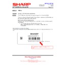 Sharp PN-E702 (serv.man13) Service Manual / Technical Bulletin