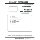 Sharp PN-G655E (serv.man4) Service Manual / Parts Guide