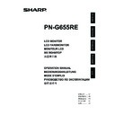 Sharp PN-G655RE (serv.man5) User Guide / Operation Manual